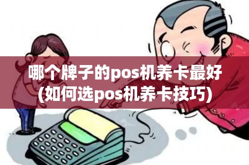 哪个牌子的pos机养卡最好(如何选pos机养卡技巧)
