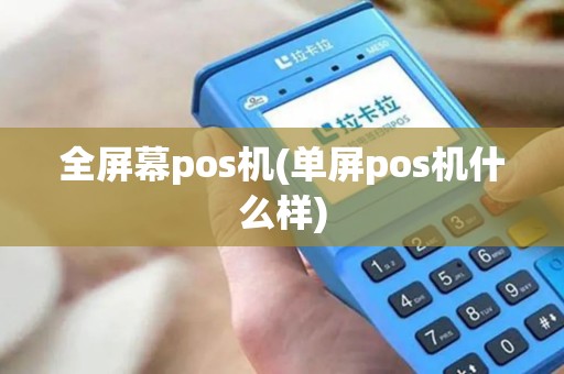 全屏幕pos机(单屏pos机什么样)