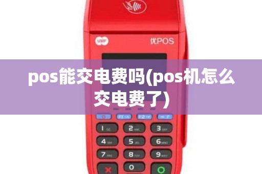 pos能交电费吗(pos机怎么交电费了)