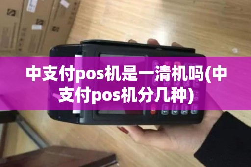 中支付pos机是一清机吗(中支付pos机分几种)
