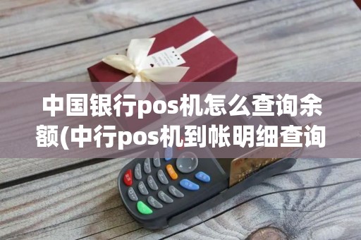 中国银行pos机怎么查询余额(中行pos机到帐明细查询)