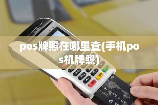 pos牌照在哪里查(手机pos机牌照) pos牌照在哪里查(手机pos机牌照)