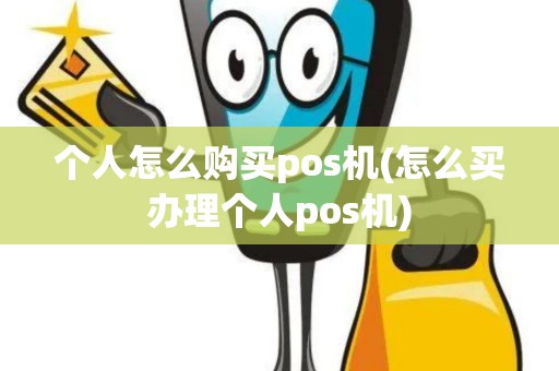 个人怎么购买pos机(怎么买办理个人pos机)