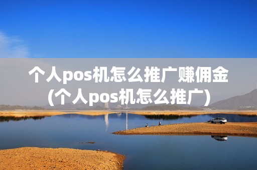 个人pos机怎么推广赚佣金(个人pos机怎么推广)