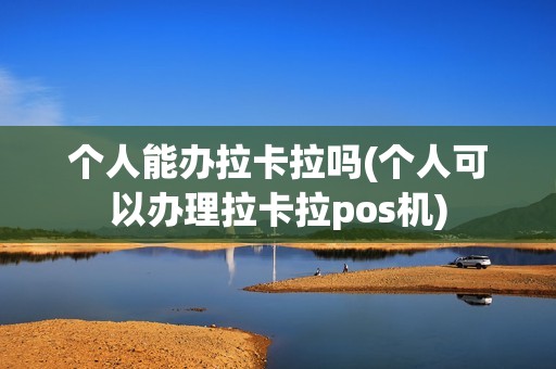 个人能办拉卡拉吗(个人可以办理拉卡拉pos机) 个人能办拉卡拉吗(个人可以办理拉卡拉pos机)
