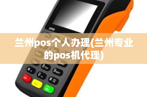 兰州pos个人办理(兰州专业的pos机代理)