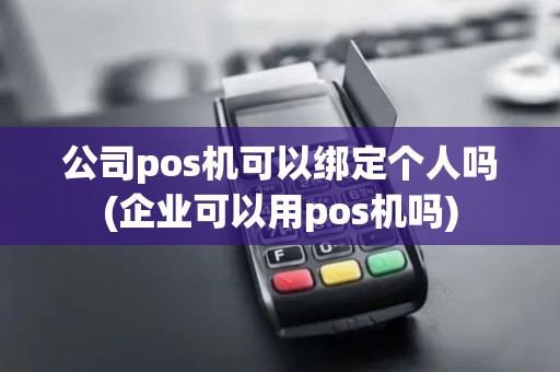 公司pos机可以绑定个人吗(企业可以用pos机吗)