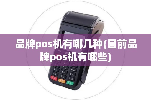 品牌pos机有哪几种(目前品牌pos机有哪些)