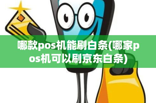 哪款pos机能刷白条(哪家pos机可以刷京东白条)