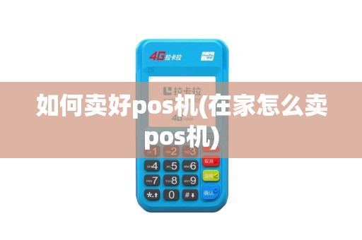 如何卖好pos机(在家怎么卖pos机)