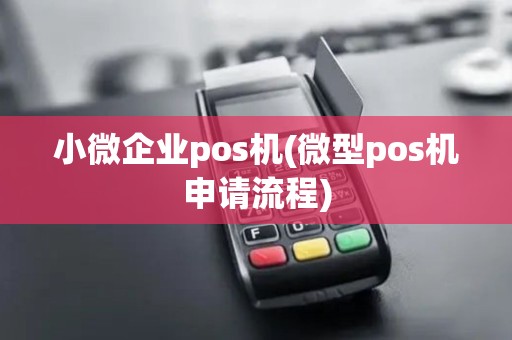 小微企业pos机(微型pos机申请流程)