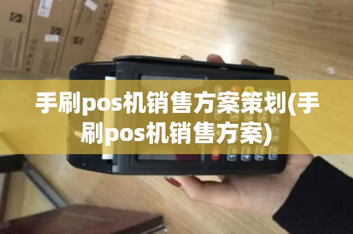 手刷pos机销售方案策划(手刷pos机销售方案)