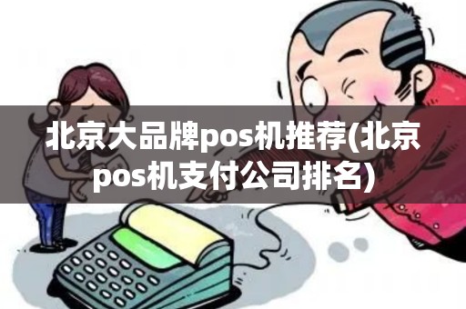 北京大品牌pos机推荐(北京pos机支付公司排名)