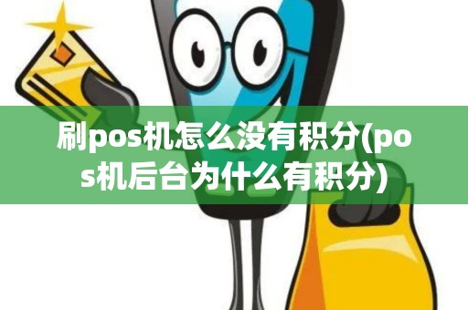 刷pos机怎么没有积分(pos机后台为什么有积分)