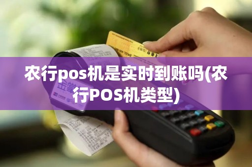 农行pos机是实时到账吗(农行POS机类型)