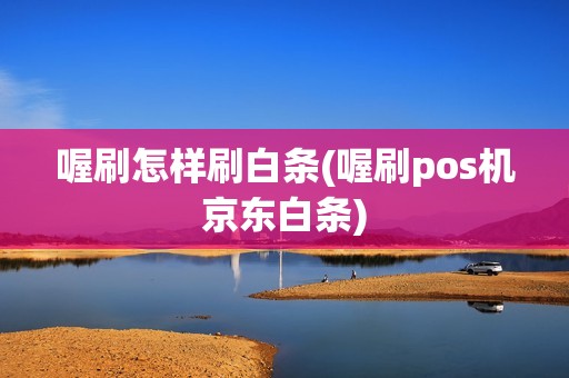喔刷怎样刷白条(喔刷pos机京东白条)