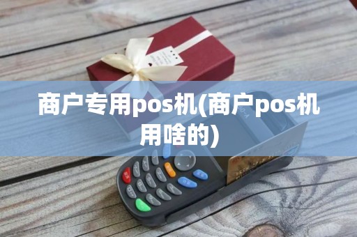 商户专用pos机(商户pos机用啥的)