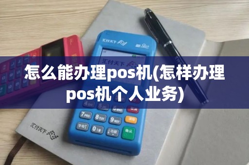 怎么能办理pos机(怎样办理pos机个人业务)