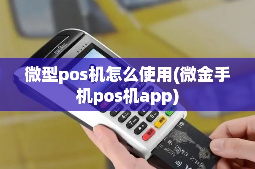 微型pos机怎么使用(微金手机pos机app)