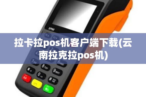 拉卡拉pos机客户端下载(云南拉克拉pos机)