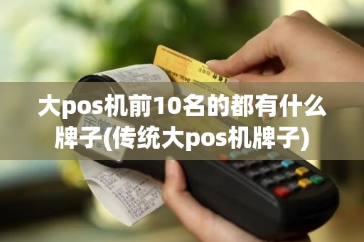 大pos机前10名的都有什么牌子(传统大pos机牌子)