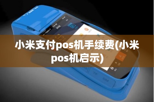 小米支付pos机手续费(小米pos机启示)