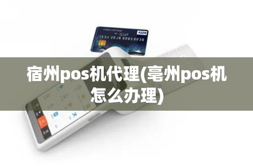 宿州pos机代理(亳州pos机怎么办理)