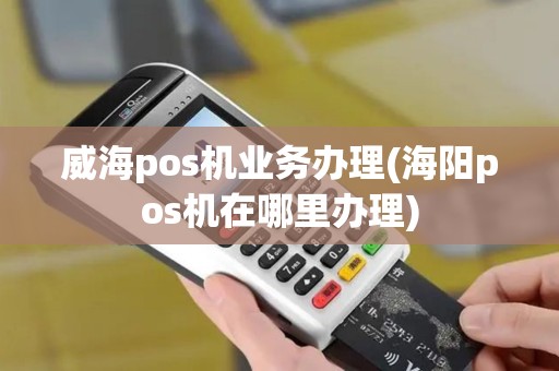 威海pos机业务办理(海阳pos机在哪里办理)