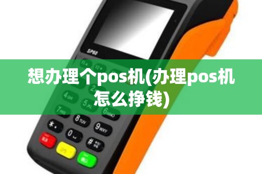 想办理个pos机(办理pos机怎么挣钱)