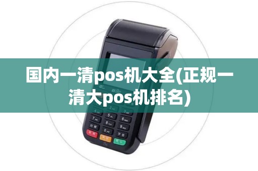 国内一清pos机大全(正规一清大pos机排名)