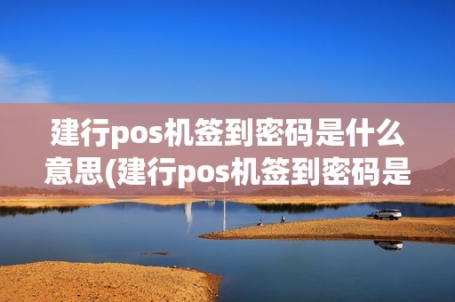 建行pos机签到密码是什么意思(建行pos机签到密码是什么)