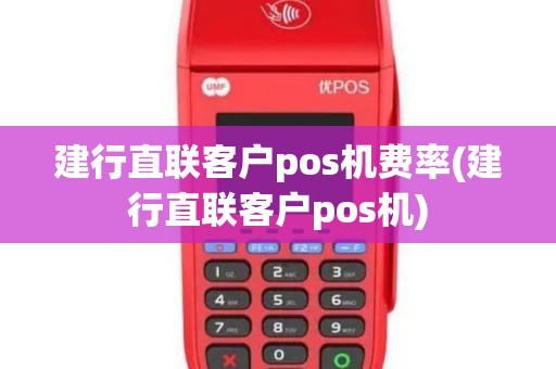 建行直联客户pos机费率(建行直联客户pos机)