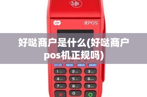 好哒商户是什么(好哒商户pos机正规吗)