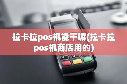 拉卡拉pos机能干嘛(拉卡拉pos机商店用的)