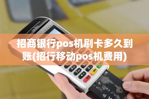 招商银行pos机刷卡多久到账(招行移动pos机费用)