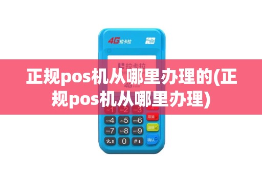 正规pos机从哪里办理的(正规pos机从哪里办理)