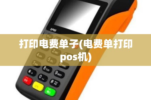 打印电费单子(电费单打印pos机)