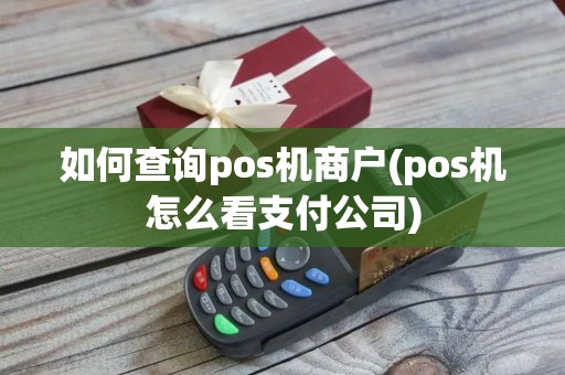 如何查询pos机商户(pos机怎么看支付公司)