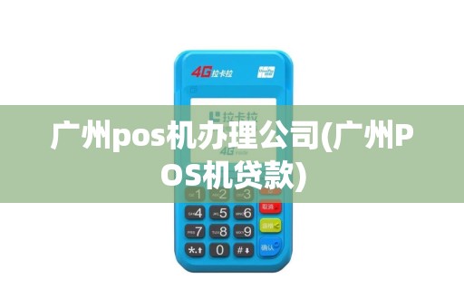 广州pos机办理公司(广州POS机贷款)
