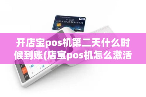 开店宝pos机第二天什么时候到账(店宝pos机怎么激活使用)