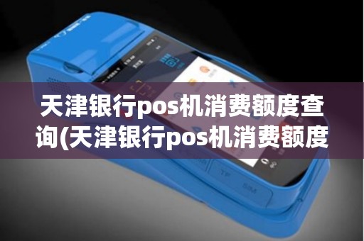 天津银行pos机消费额度查询(天津银行pos机消费额度)