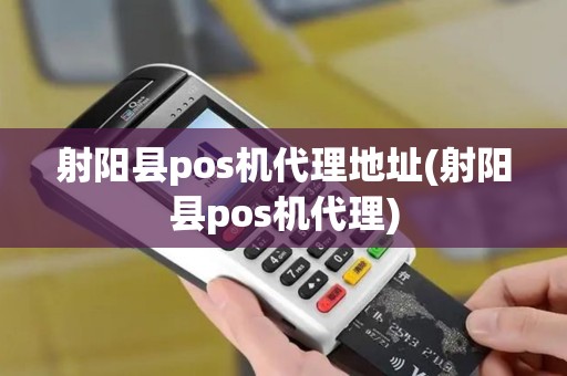 射阳县pos机代理地址(射阳县pos机代理)