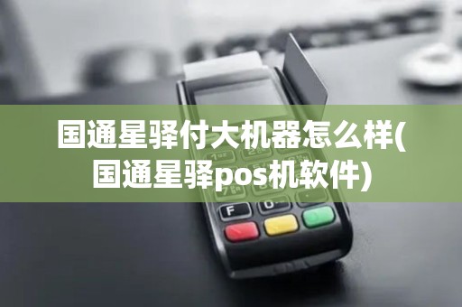 国通星驿付大机器怎么样(国通星驿pos机软件)