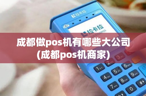 成都做pos机有哪些大公司(成都pos机商家)