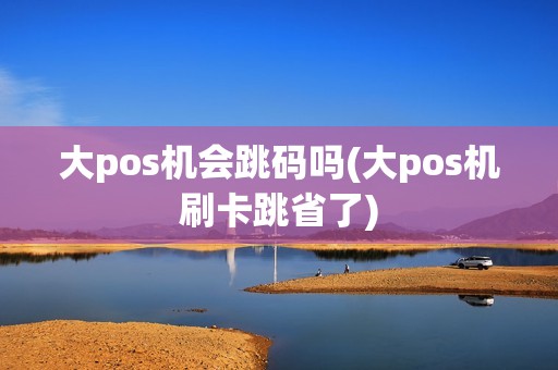 大pos机会跳码吗(大pos机刷卡跳省了)