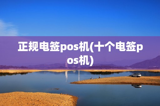 正规电签pos机(十个电签pos机)
