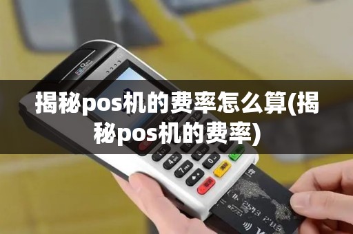 揭秘pos机的费率怎么算(揭秘pos机的费率)