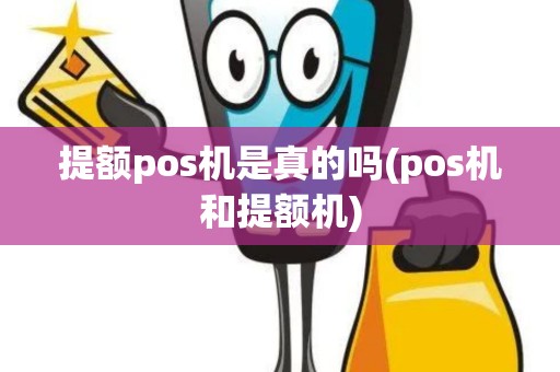 提额pos机是真的吗(pos机和提额机)
