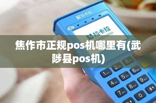 焦作市正规pos机哪里有(武陟县pos机)