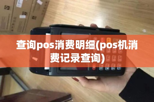 查询pos消费明细(pos机消费记录查询)